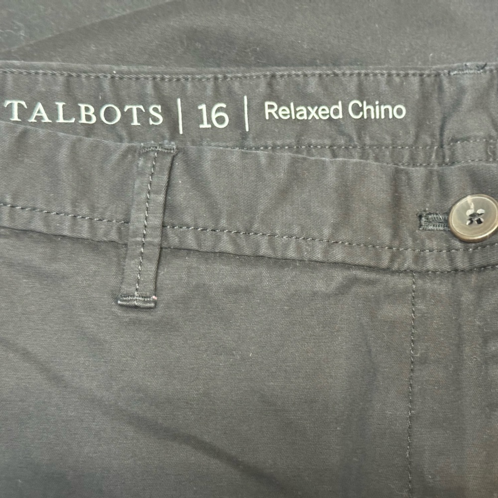 Talbots Women's Classic Black Straight Leg Pants - Picture 4 of 4